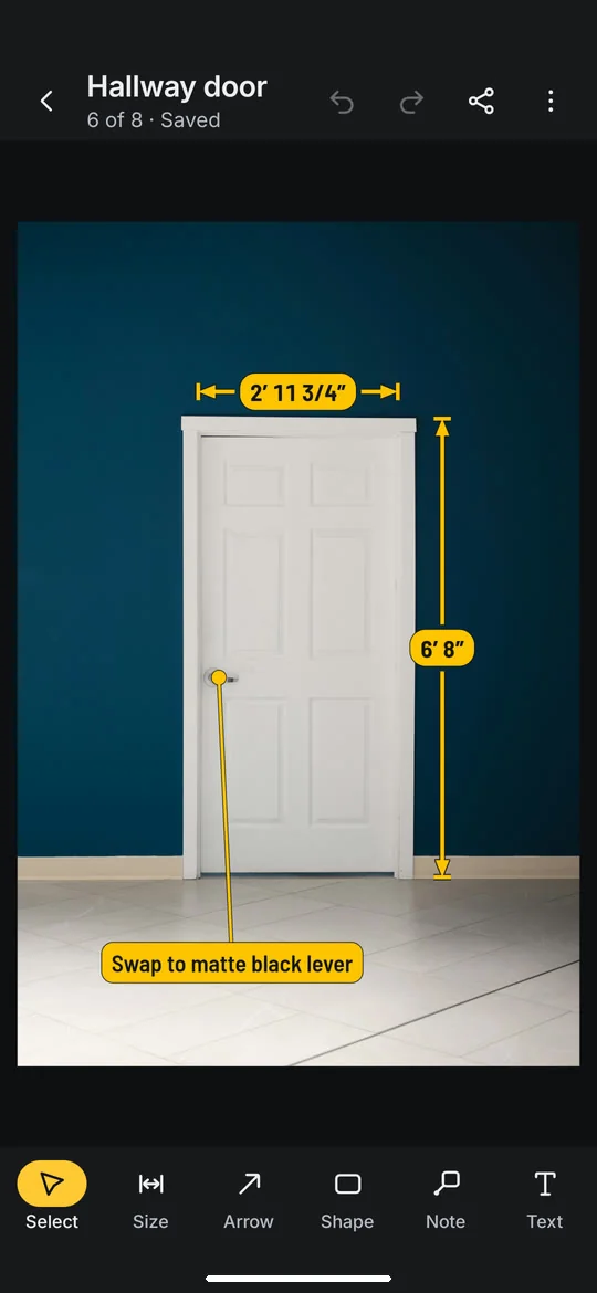 DimSnap: Measure on your photos