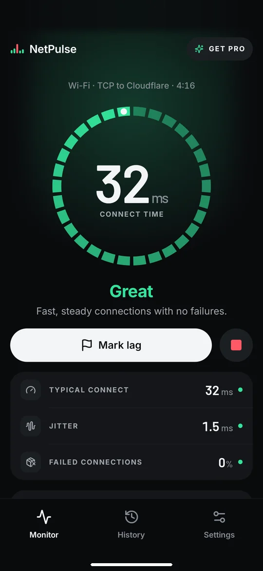 NetPulse: Know your connection, live
