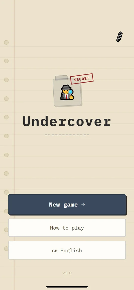 Undercover: Open the case file
