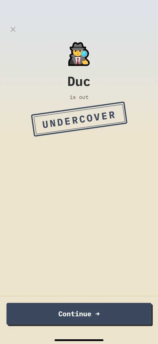 Undercover: Unmask the Undercover